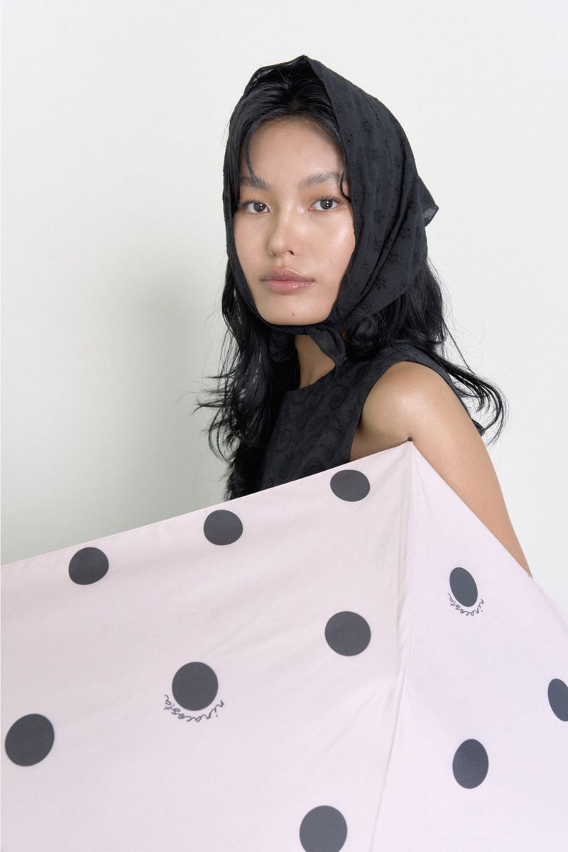 [LIGHT WEIGHT/UV 99.9] LA DOLCE DOT UV UMBRELLA