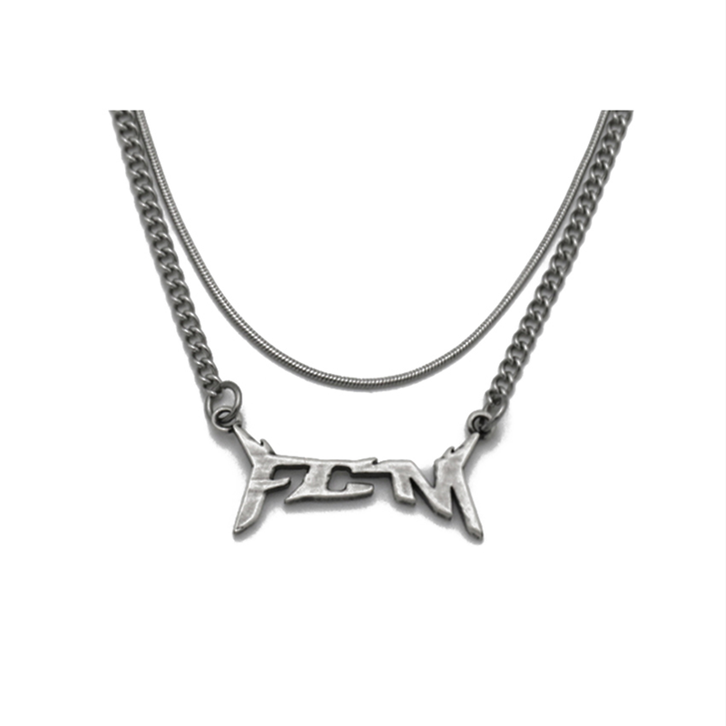 LAYERED LOGO NECKLACE