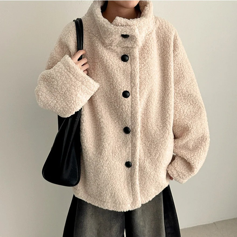 Lottie high neck pogle long coat