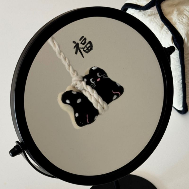 double dot visor cat keyring