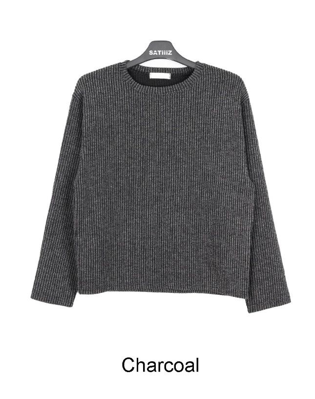 Ropel Ribbed Knit Long Sleeve
