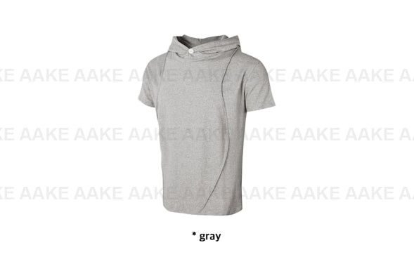 CURVE HOODED HALF TEE
