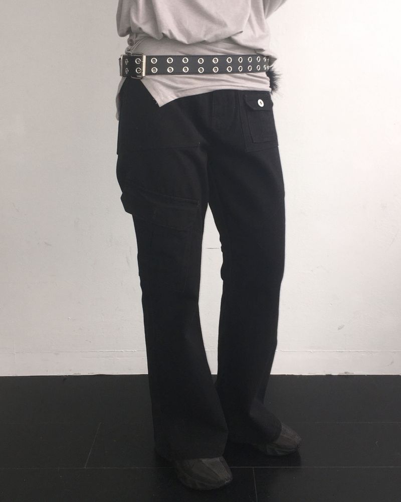 Cotton boots cut pants