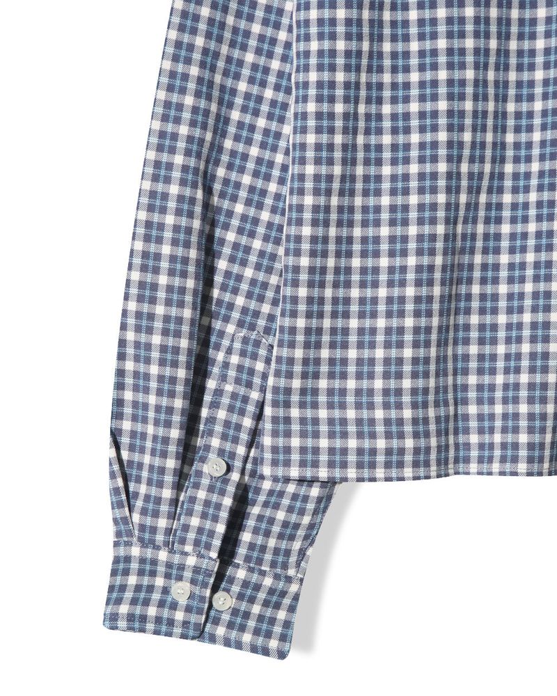 N Semi Crop Check Shirt