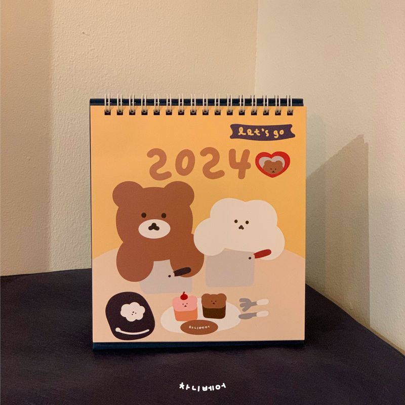 Chanibearの「2024 chanibear desk calendar（Interior）」