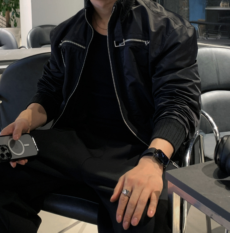 Locus Heathrow Bandad Cropped Windbreaker Jacket