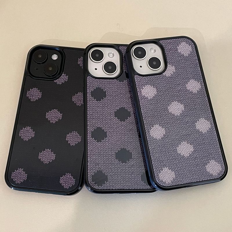 DOT GLASS BUMPER CASE_ GRAY & GRAY