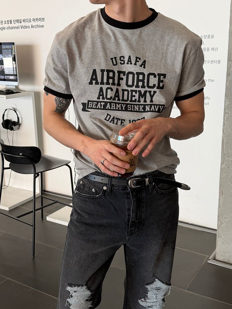 LAURANT（ロラン）の「[MUSCLE FIT] Air ringer half t-shirts(4color)（Tops）」