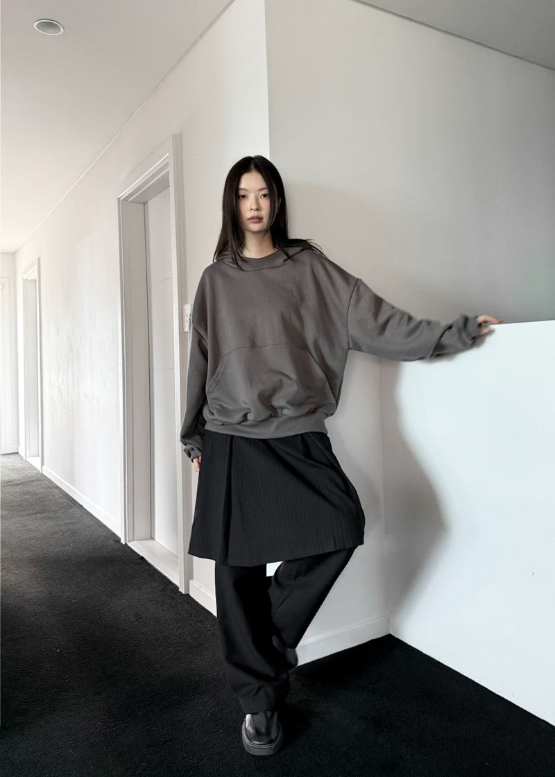  STRIPE URBAN SKIRT PANTS