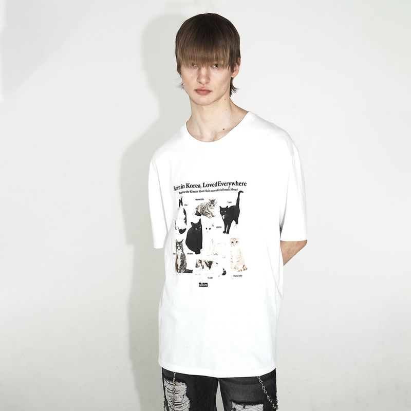 ULKIN（オルキン）の「[ULKIN] コリアンショートヘアオーバーサイズ半袖Tシャツ_ホワイト（トップス）」