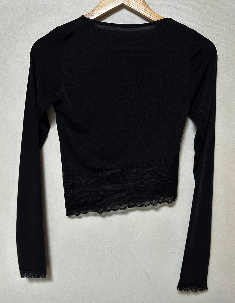 DIAGONAL + SLEEVE LACE POINT🩰♥