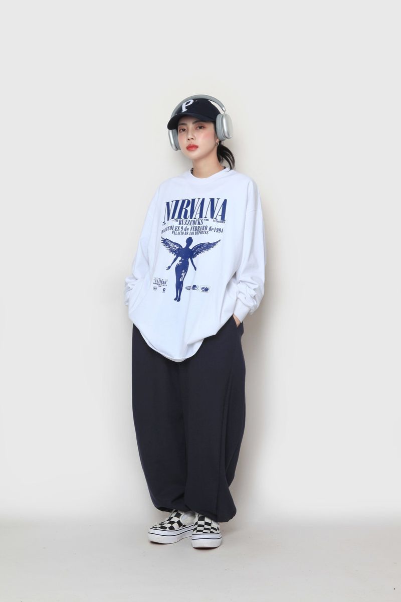 Nirvana Angel Long Over Sleeve T