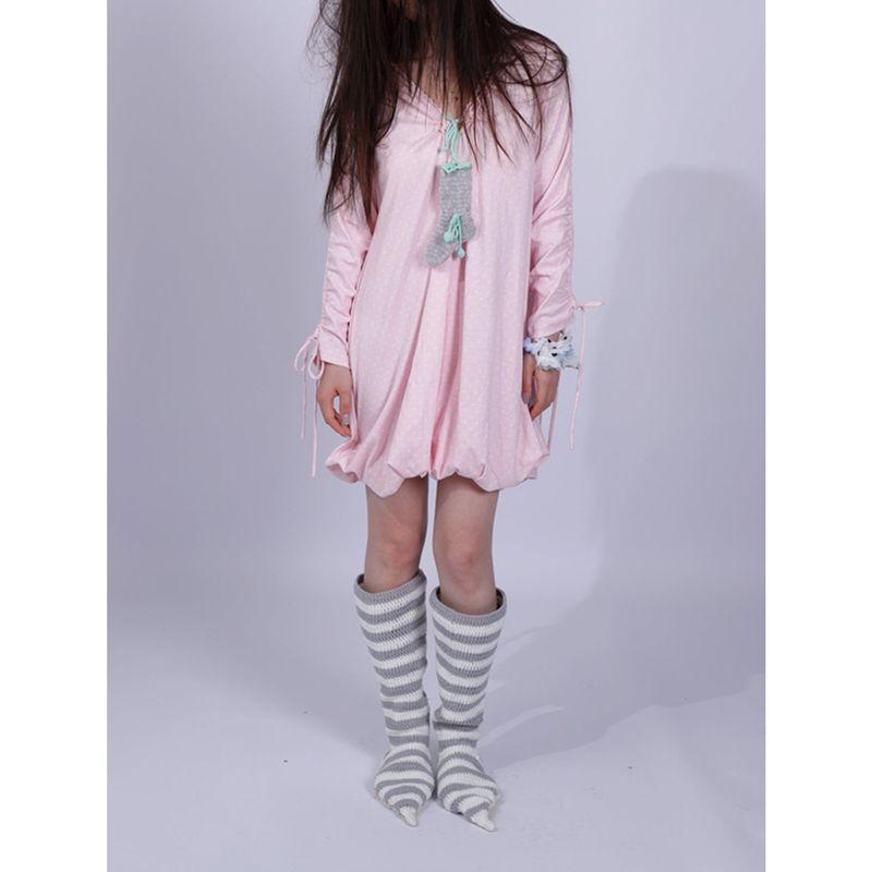 ポルカドットツーウェイドレス/トップス