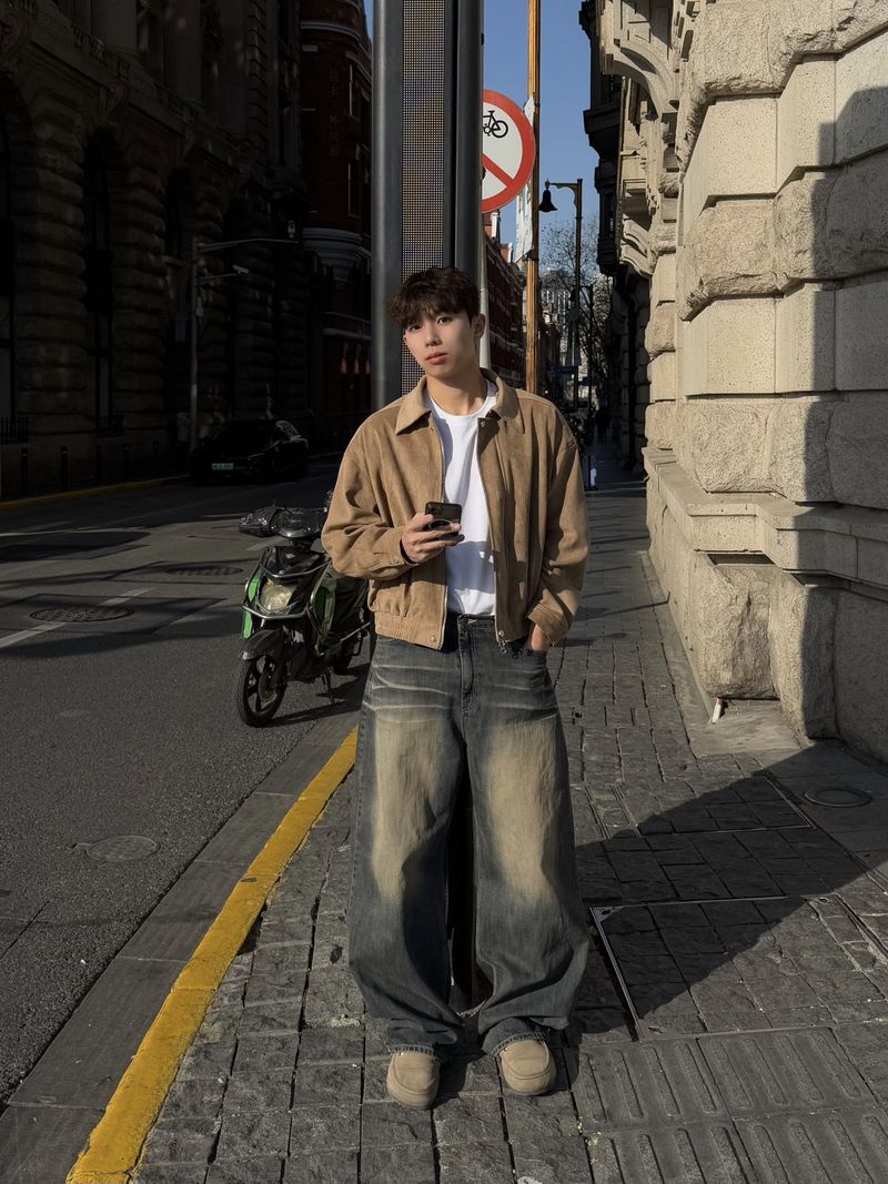 BONE SUEIDE JACKET