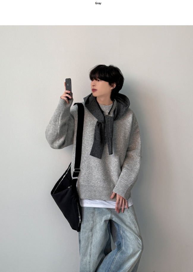 Julie Muffler Hood Knit