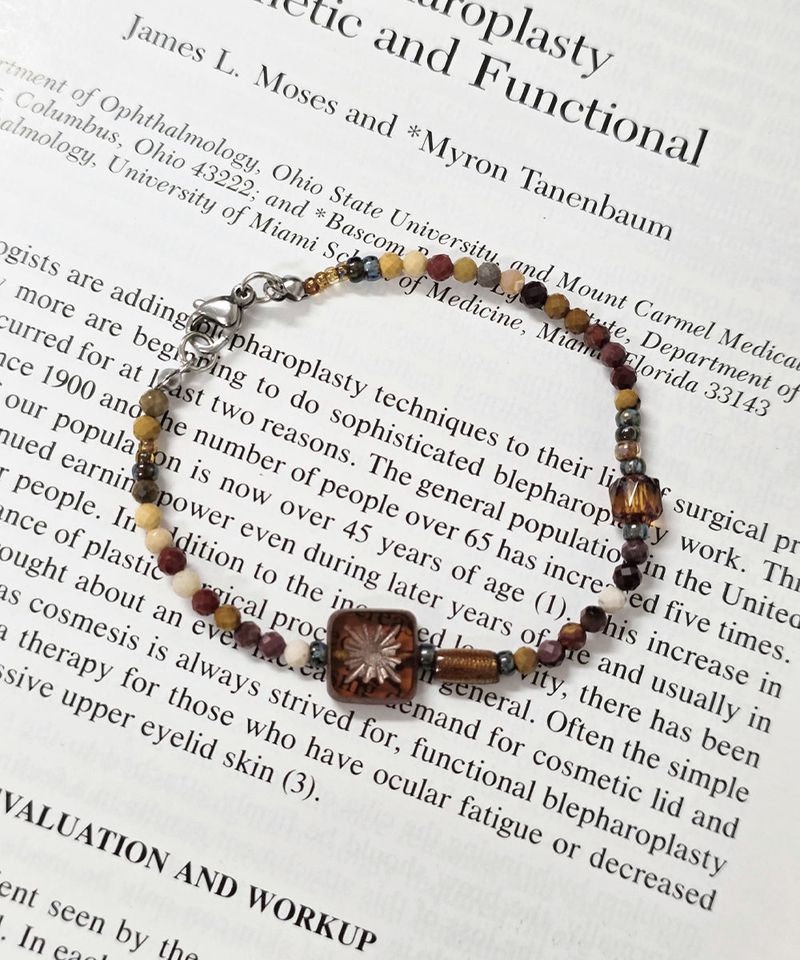 Bohemian Square Vintage Beads Bracelet
