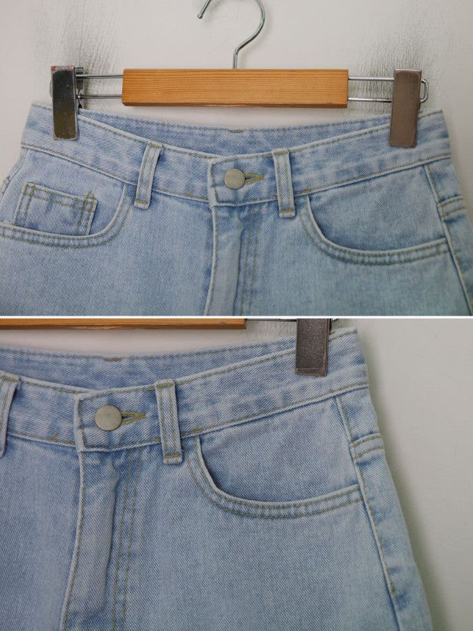 Classic Summer Denim Shorts (2color)