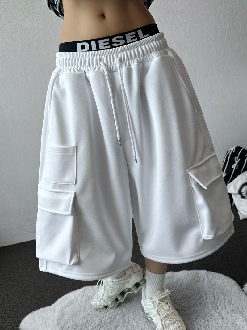 Diverse Multi Cargo Balloon Bermuda Shorts 4color