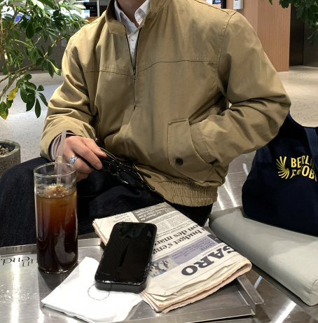 Dusty Pigment Cotton Herrington Jacket