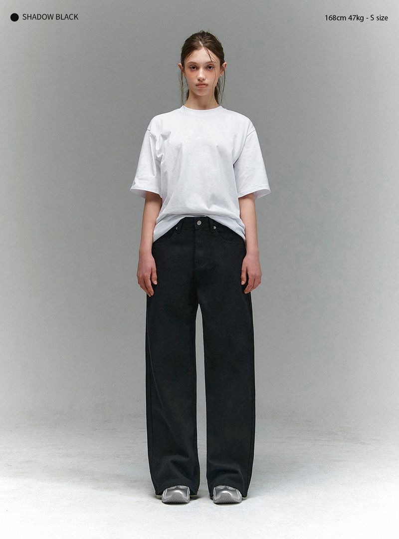 BTB : COMFY JEANS [SHADOW BLACK] [UNISEX]