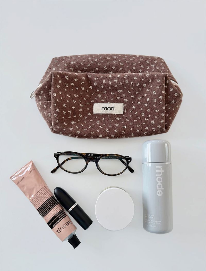 Bread pouch (Flower/Brown)