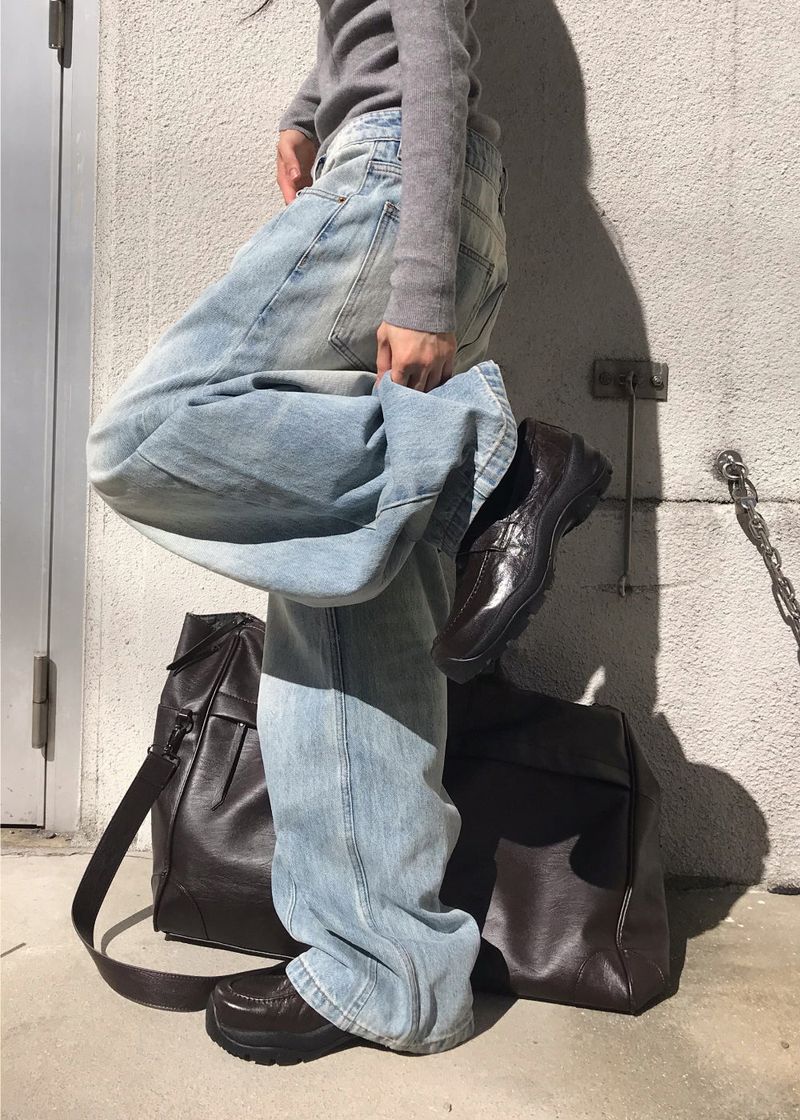  DART WIDE WASHING DENIM