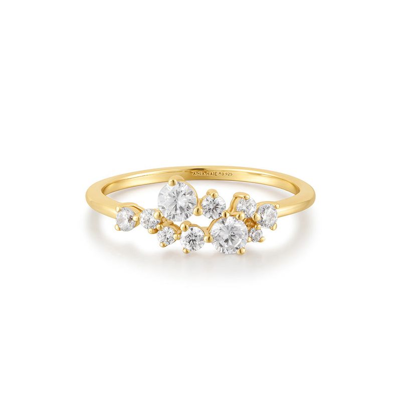 ANIA HAIE（アニア ハイエ）の「フラワー クラスター パヴェ 925 シルバー リング R058-02G（アクセサリー）」