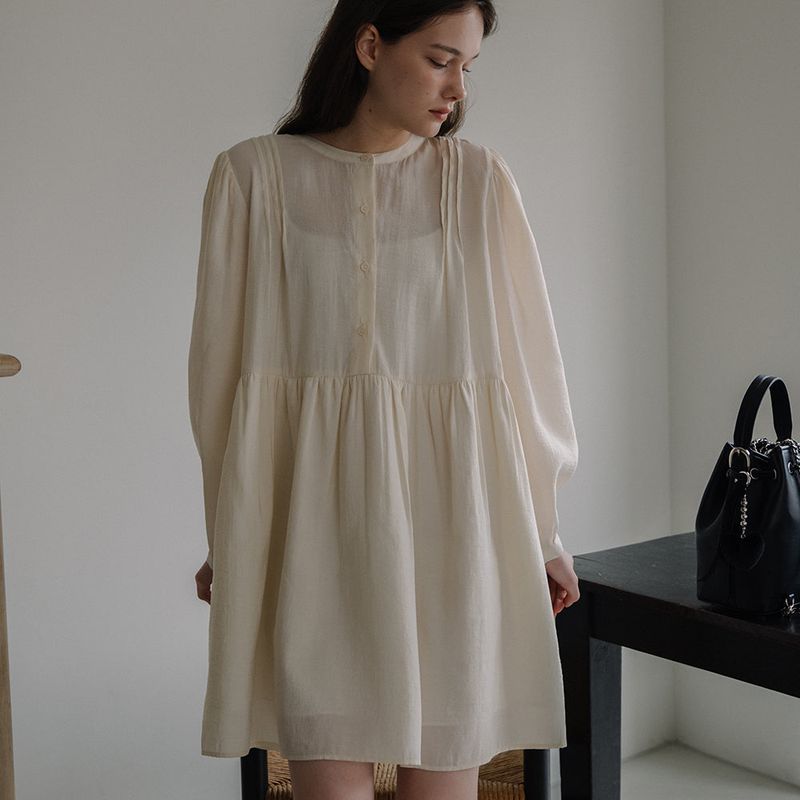 Pure Midi Dress - Ivory