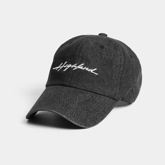 HIGHLAND DENIM CAP BLACK