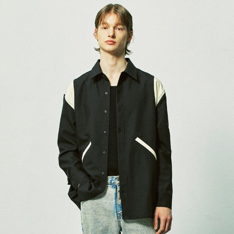 essential varsity shirts black