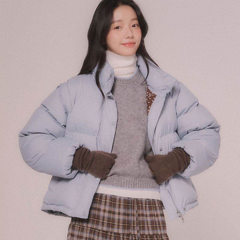 mellotory(メロートリー)の「2WAY WELLONG PADDING JUMPER (Light blue)(Jackets/Outerwear)」