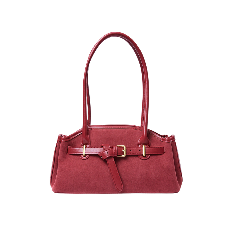 Luze Suede Bag (Red)