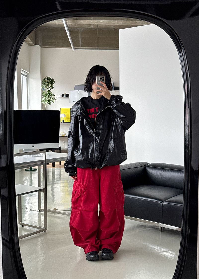 POCKET BUTTON CARGO PANTS