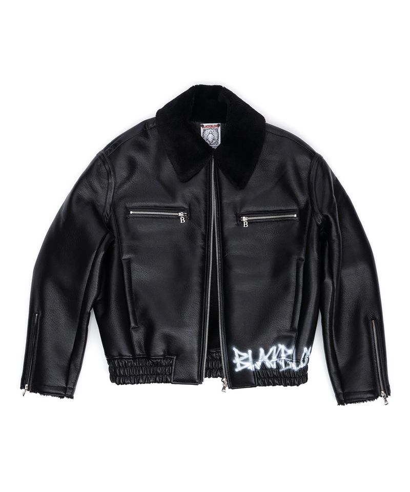 BBD グラフィティスプレーバンド シアリングジャケット(Black)