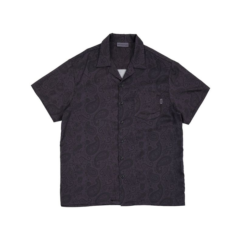 ARCANE FUNK（アーケインファンク）の「PAISLEY HALF SHIRTS purple（Tops）」