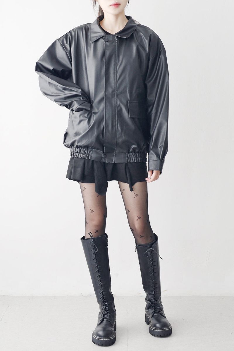 Pippa leather jacket