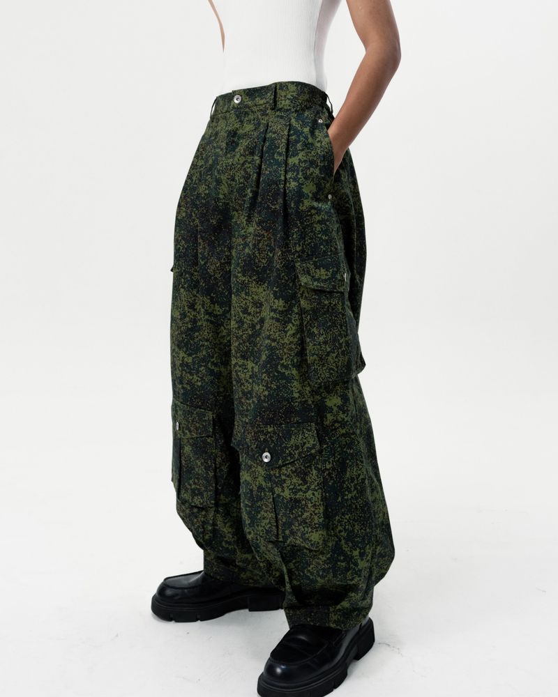 BALLOON CARGO PANTS - CAMO
