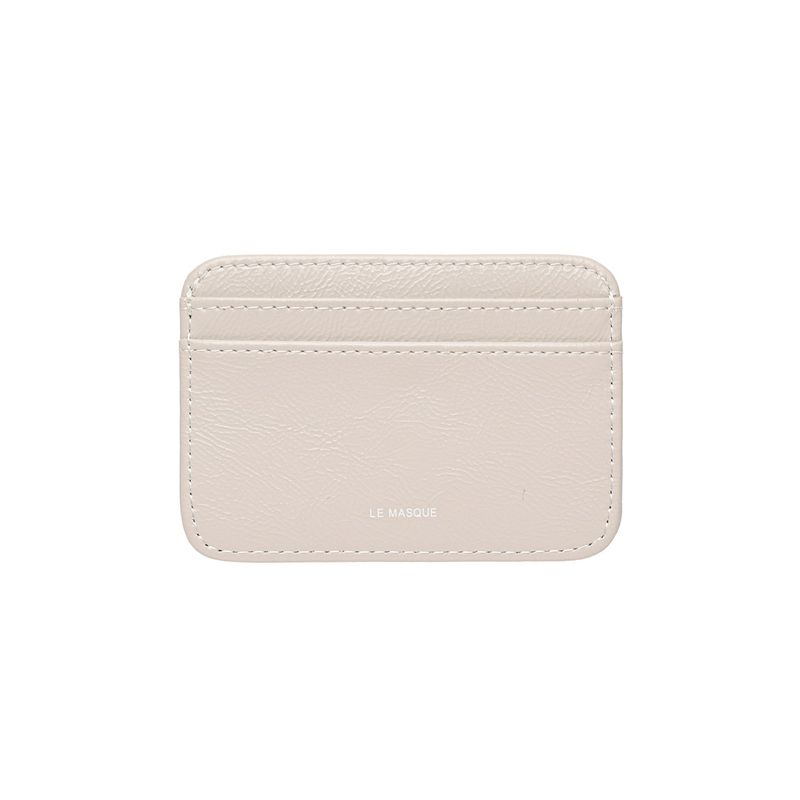Daisy Slim Mini Transportation Card Wallet Warmgray