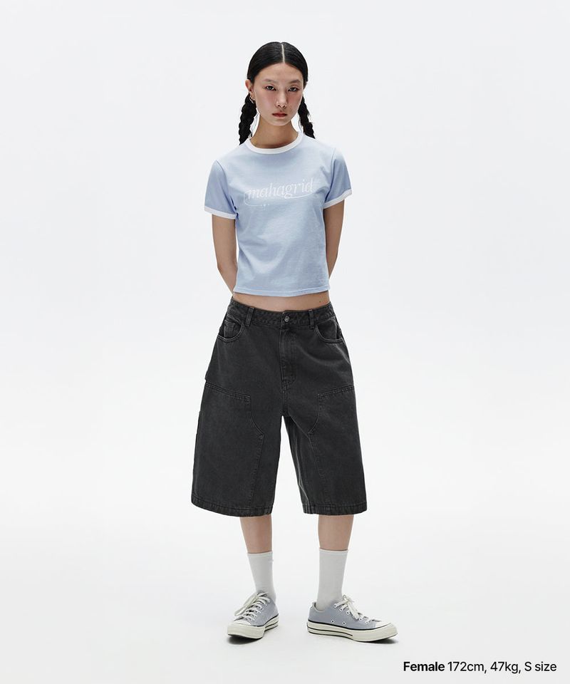 DYED DOUBLE KNEE SHORT