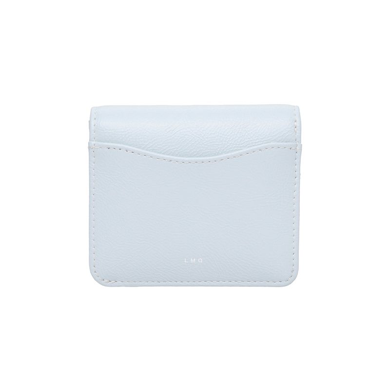 Daisy Photo Slot Half Wallet Bill Card Wallet skyblue