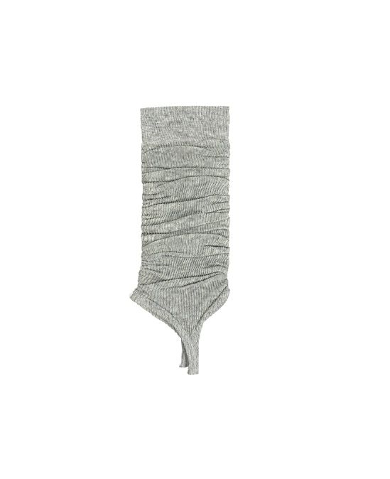 See-through Shirred Warmer Socks