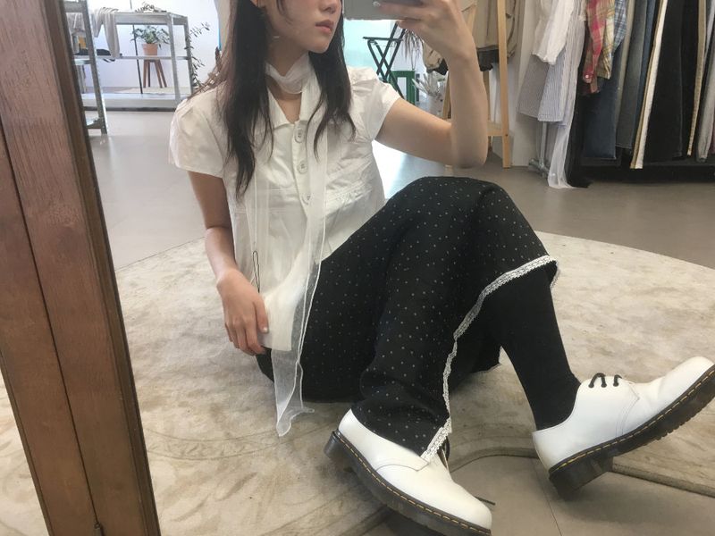 Poetry Dot Long Skirt (2color)