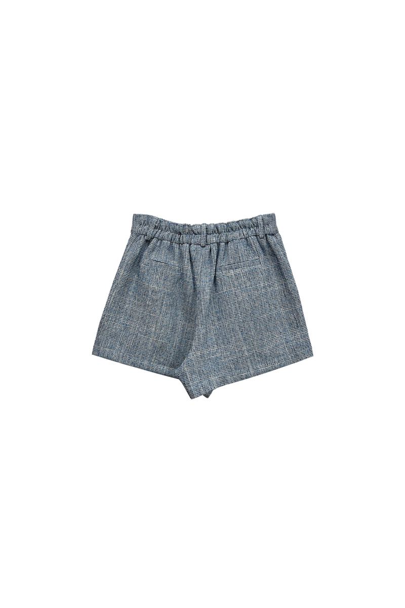 CHERISH TWEED SHORTS PANTS / SKY BLUE