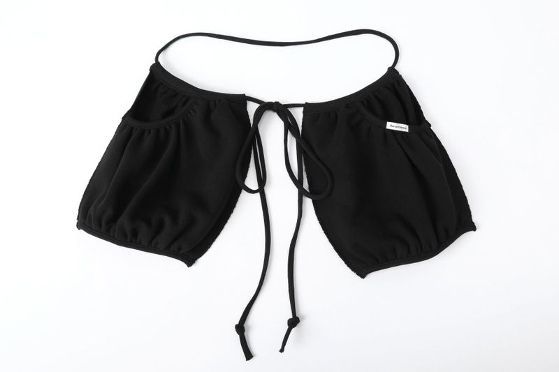 Pocket shirring pants