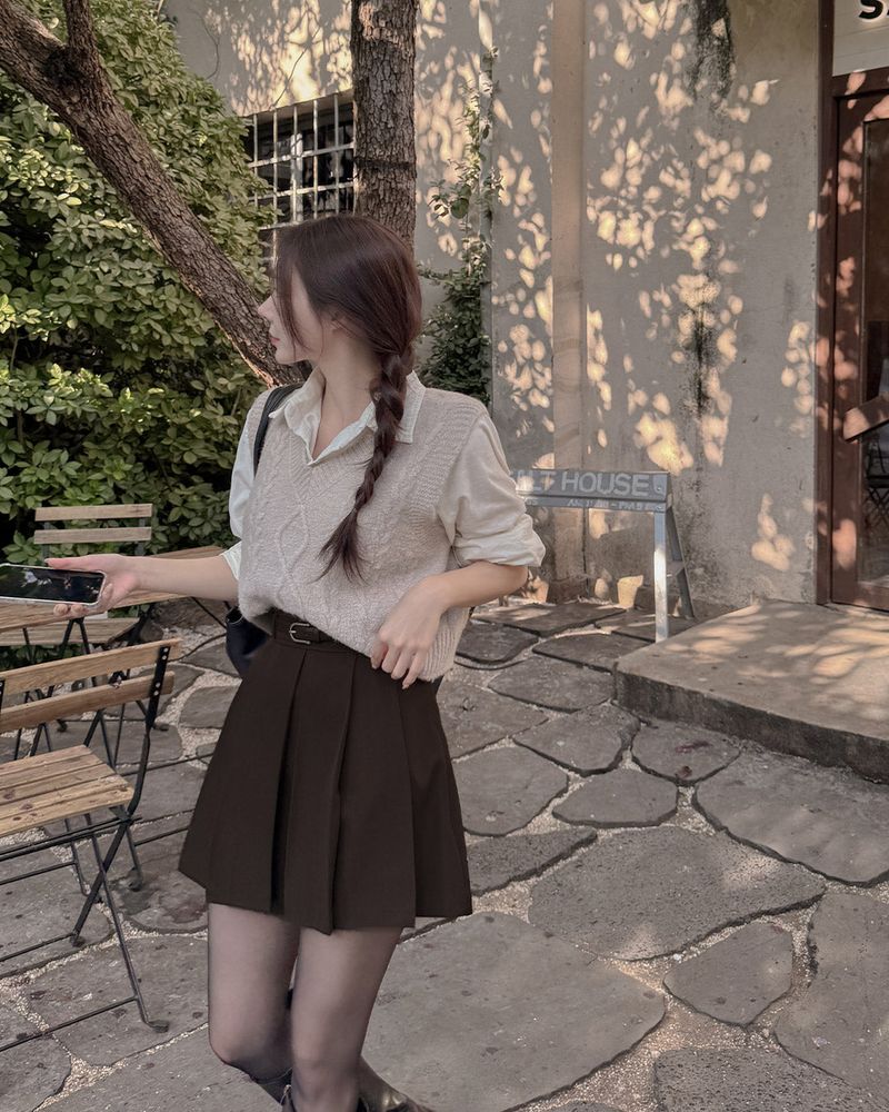 MAYBINS（メイビンス）の「Alpaca knit vest（Tops）」