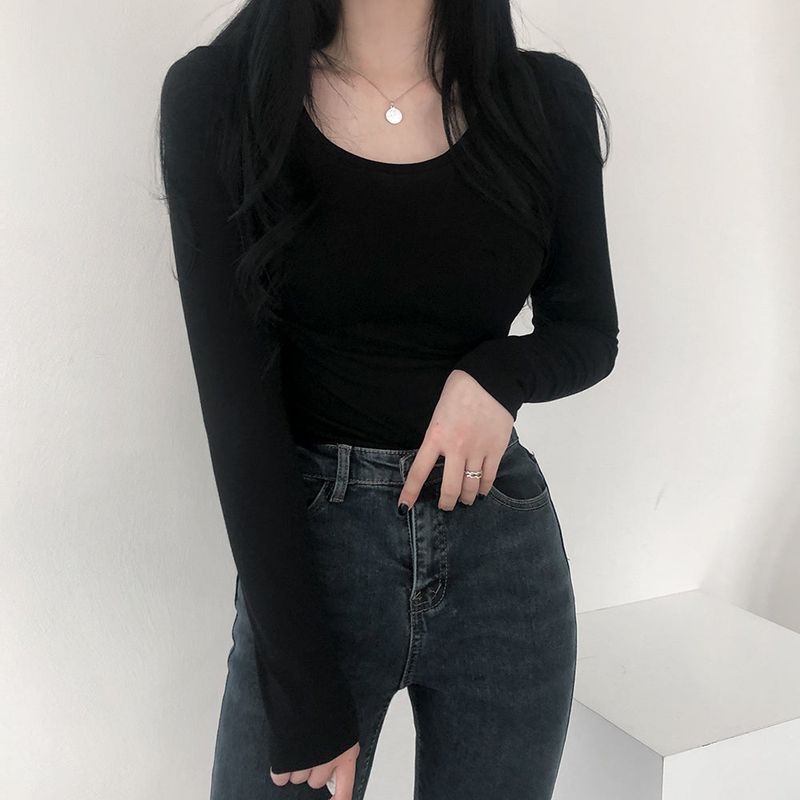 フリースドスクープネックトップ