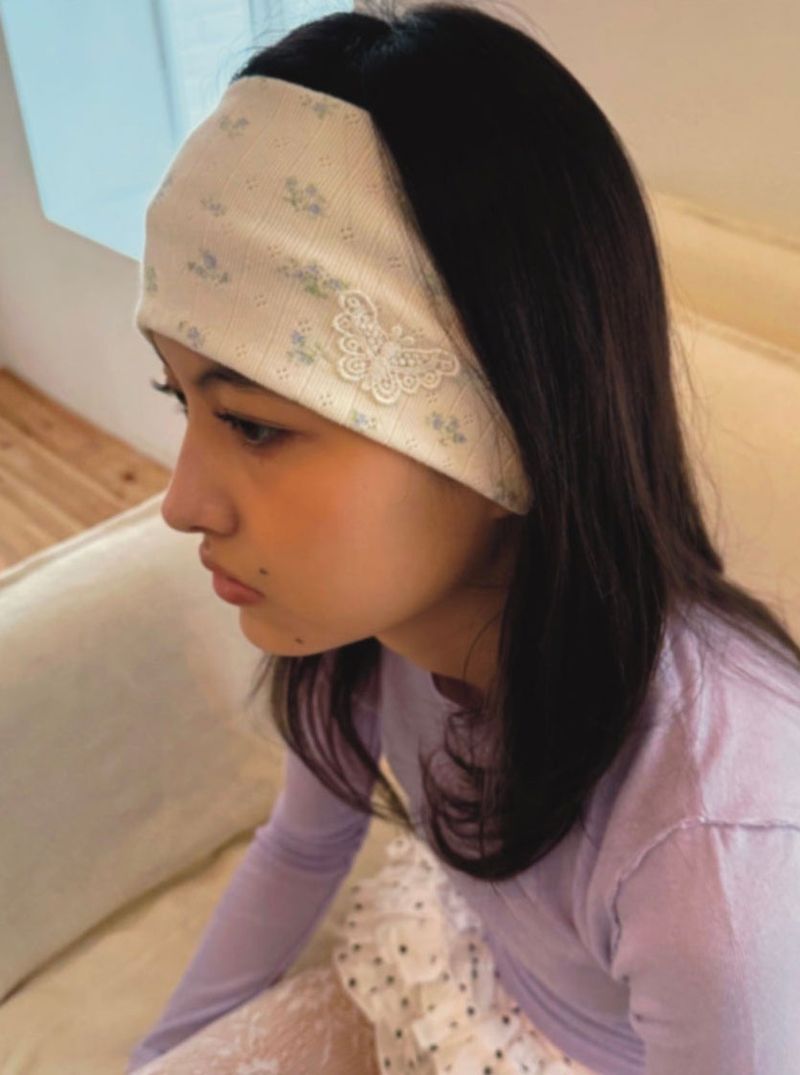 Bebe flower headband_2colors