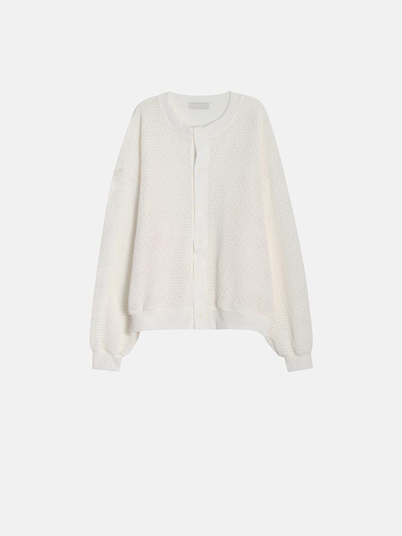 ASCLO Crochet See Through Cardigan (3color)