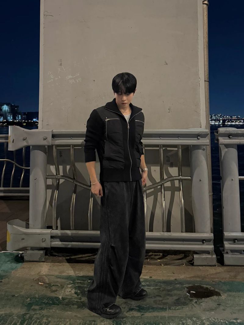 Vintage pigment track pants