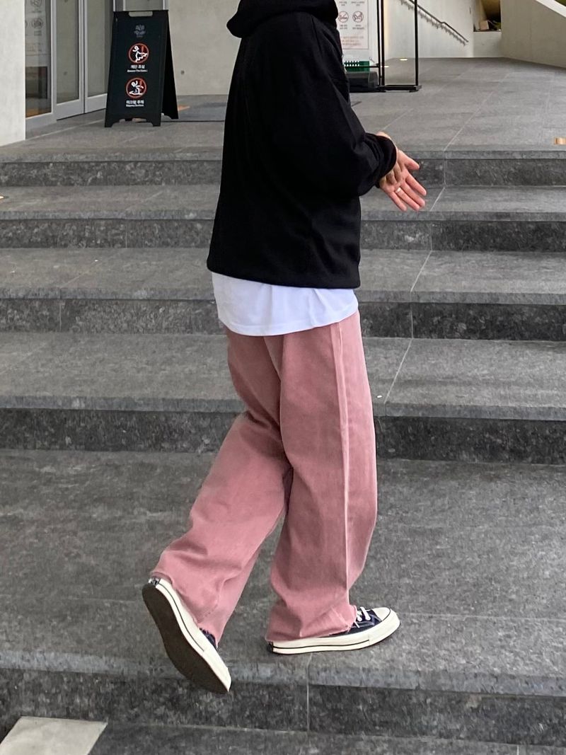 GROOM(グルーム)の「Pink cutting wide pants(Pants)」